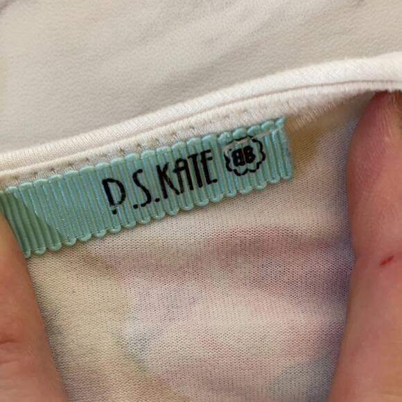 P.S. Kate Longhorn Steer Bull Floral Feather Boho Western Dress Small - Picture 9 of 10